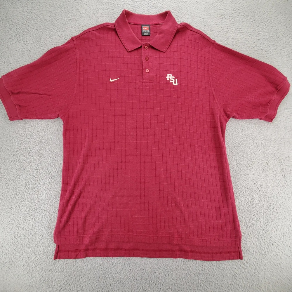 Nike Shirt Mens XL Maroon Short Sleeve FSU Florida State‎ NCAA Football